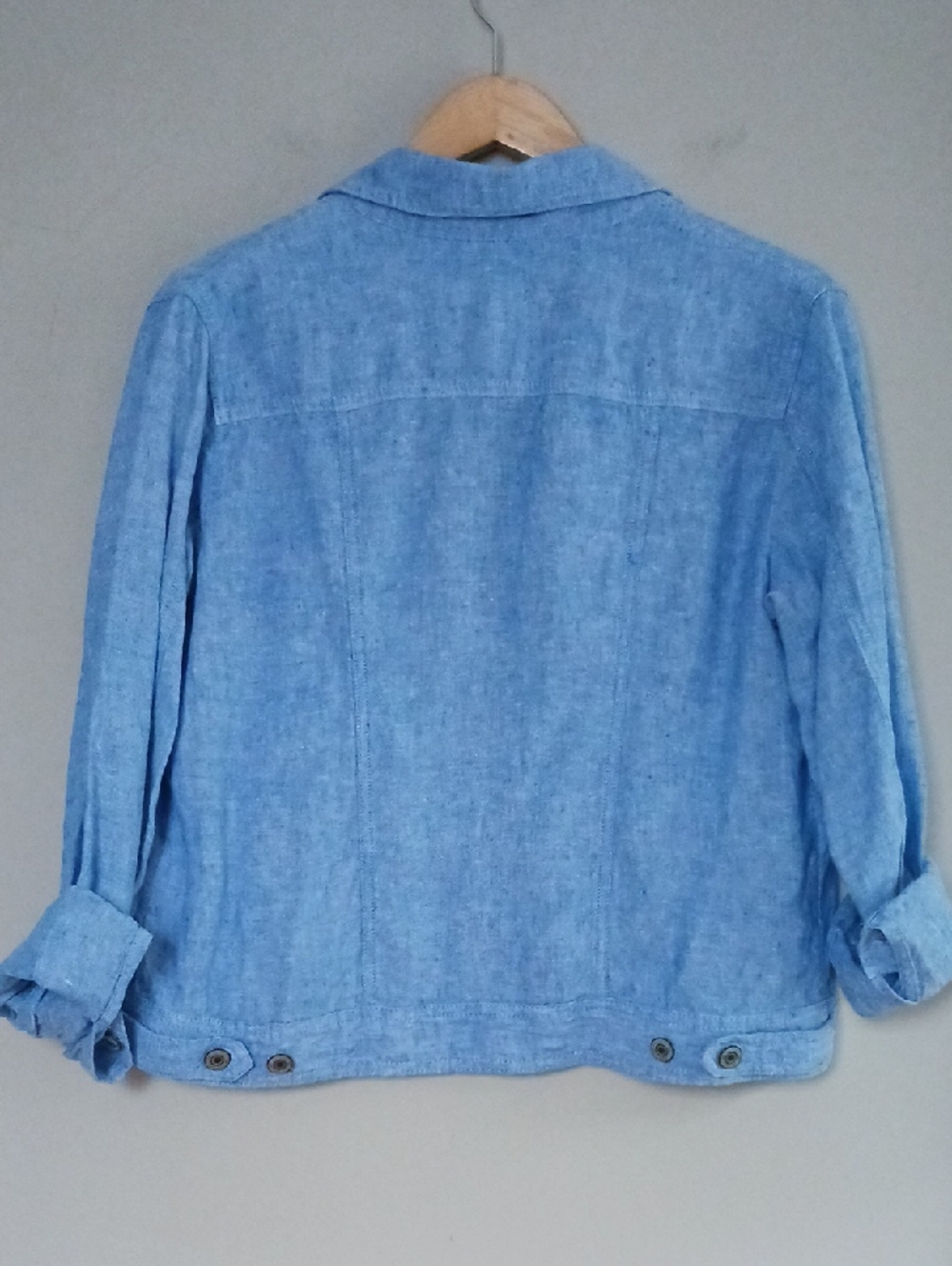 Jones & Co Linen Jacket Blue Size M - Picture 4 of 8